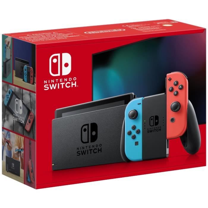 Console Nintendo Switch - Bleu Néon & Rouge Néon