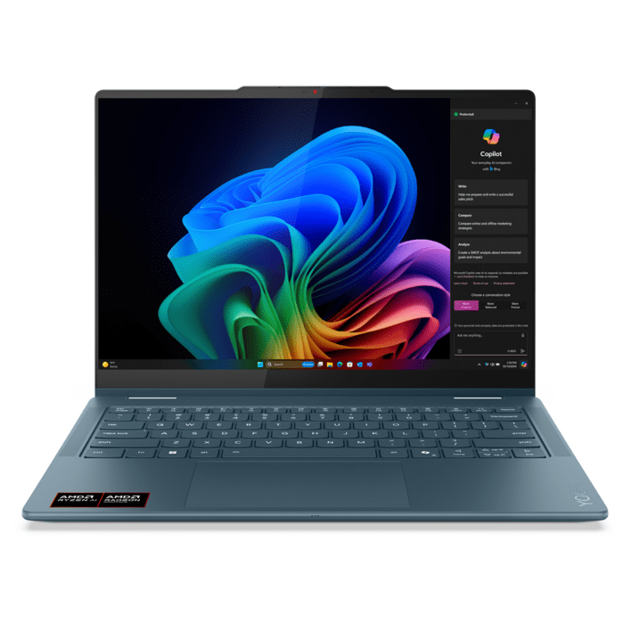 PC Portable LENOVO Yoga 7 2-in-1 14AKP10 | Windows 11 - 14'' OLED Tactile - Ryzen 7 AI 350 - Copilot+ - 16 Go - 512 Go - AZERTY