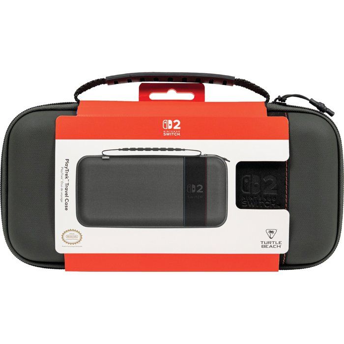 Etui de voyage -TURTLE BEACH - PlayTrek - Pour Nintendo Switch 2 - Gris Anthracite