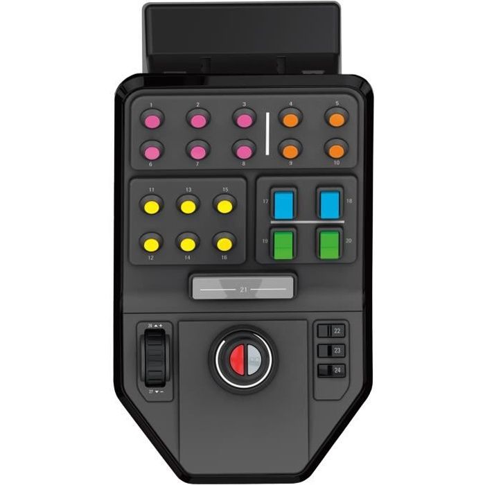 Contrôleur - Filaire - Saitek By Logitech G- Farm Sim Vehicle Side Panel - Compatible PC - Noir