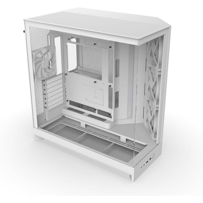 Boitier moyen-tour - NZXT - CM-H92FW-01 - H9 Flow - Double chambre - Panneaux mesh - Verre trempé