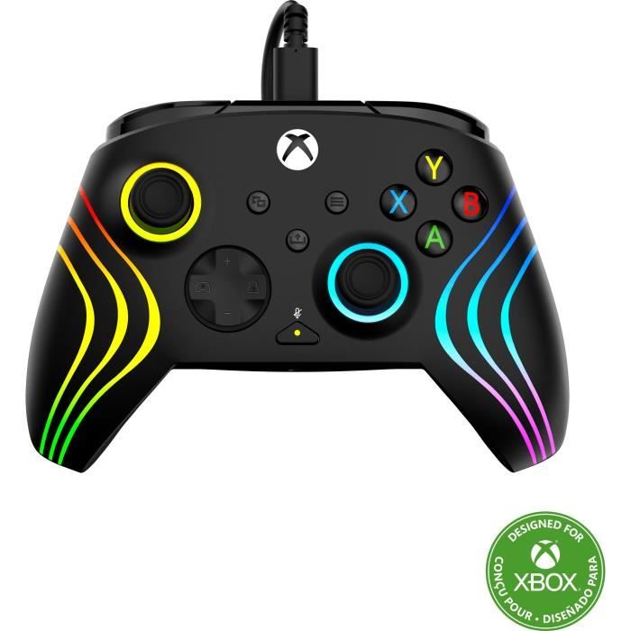 Manette de jeu RGB filaire - TURTLE BEACH - TBC-2002-05 - Afterglow Wave - Noir - Xbox/PC