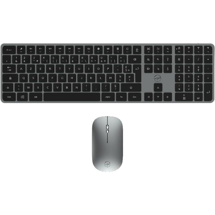 Ensemble clavier + souris - MOBILITY LAB - CP430W - Full-size - USB 2,4 GHz + Bluetooth - AZERTY