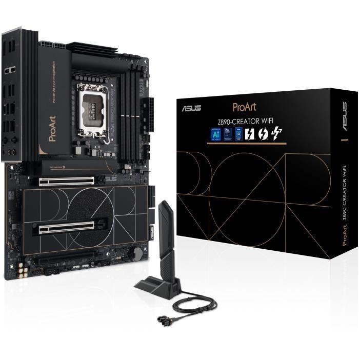 Carte mere - ASUS - PROART Z890-CREATOR WIFI - Intel Z890 LGA 1851 (Socket V1) ATX