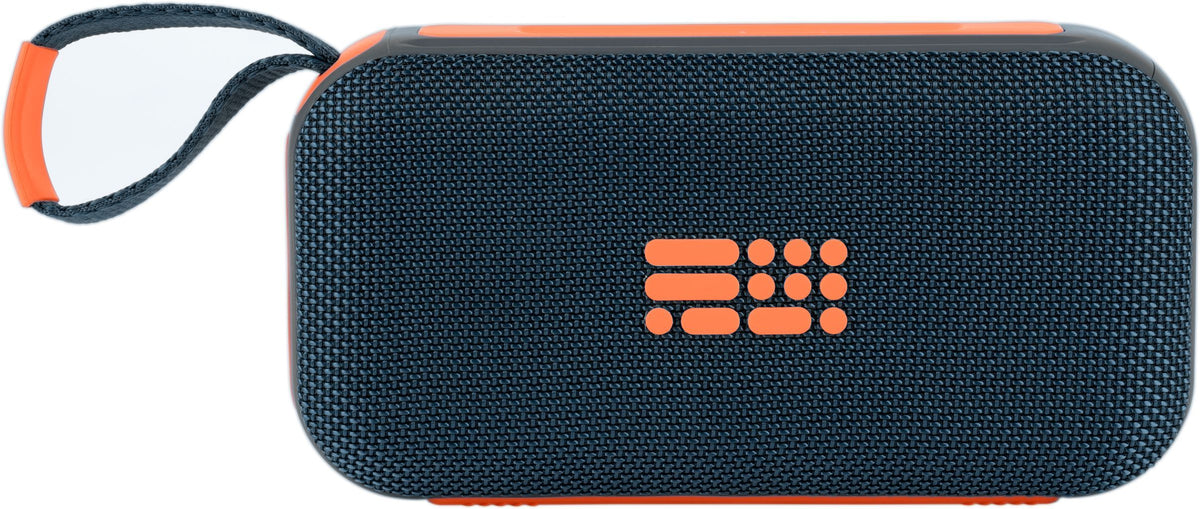 Enceinte bluetooth lumineuse - BIGBEN PARTY - Bleu et orange
