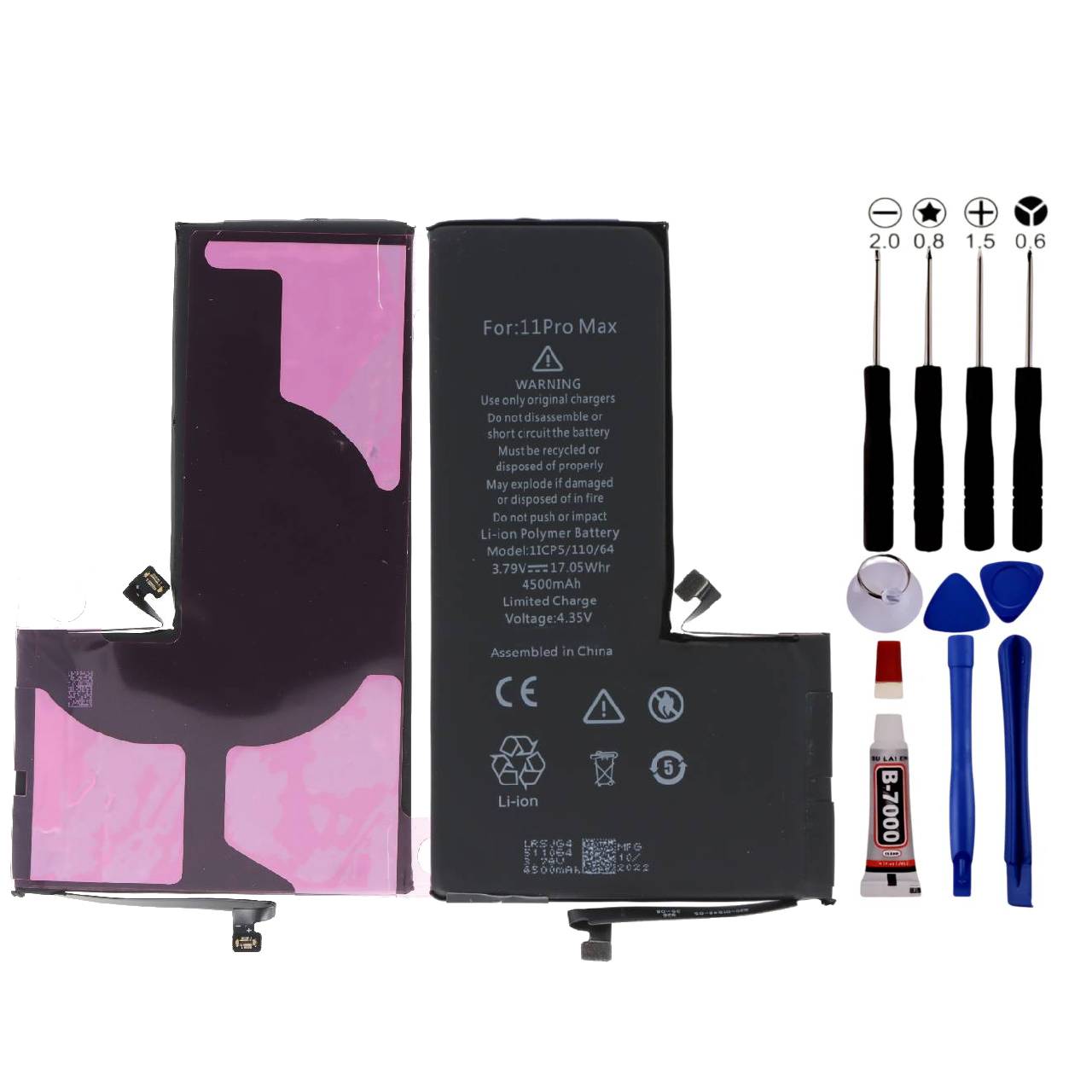 BATTERIE POUR IPHONE 11 PRO MAX Identique ORIGINALE 3969MAH +OUTILS +ADHESIF