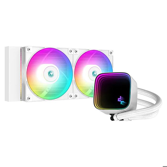Deepcool - LS520 SE (Blanc) - Watercooling AIO - 2x120mm ARGB