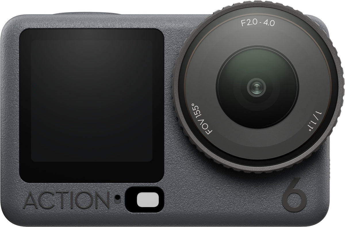 Caméra sport - DJI - Osmo Action 6 Standard Combo - Capteur carré 1/1,1- Autonomie 4 h - Stockage 50 Go - Étanchéité a 20 m