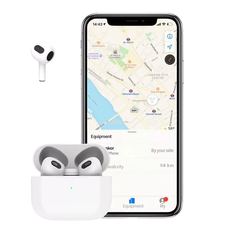 JELLICO - Écouteurs Sans Fil Bluetooth 5.1 – Intra-auriculaires AirBlue 3 TWS Pods | Blanc