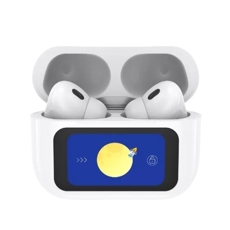 JELLICO - Écouteurs Sans Fil Bluetooth AirBlue Pro 3 – Écran LED & Commandes Tactiles Pods | Blanc