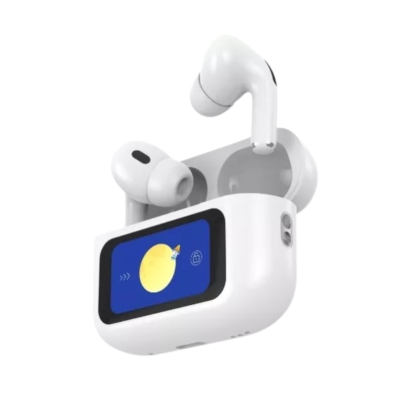 JELLICO - Écouteurs Sans Fil Bluetooth AirBlue Pro 3 – Écran LED & Commandes Tactiles Pods | Blanc
