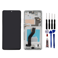 Écran Pour Samsung Galaxy S21 Plus (S21+) - LCD avec Châssis - Vitre Tactile + Outils – Noir