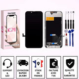 ECRAN POUR IPHONE 13 LCD & OLED +CHASSIS +OUTILS +ADHESIF NOIR