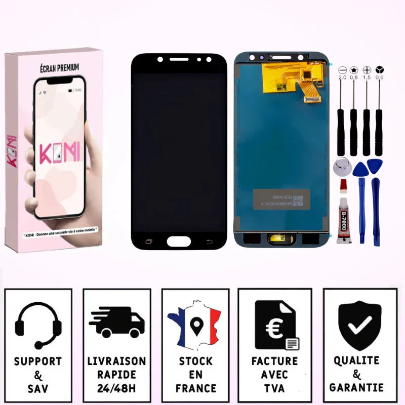 Ecran Pour Samsung J5 PRO 2017 Noir J530 J530F J530Y LCD +Outils