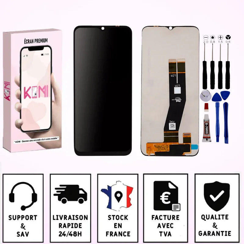 ECRAN POUR SAMSUNG A14 4G A145F A145M A145R A145DL LCD +OUTILS +ADHESIF