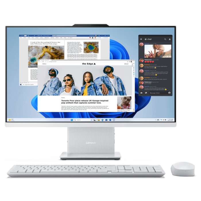 PC Tout-en-un LENOVO IdeaCentre AIO 27ARR9 | Windows 11 - 27 FHD - Ryzen 7-7735HS - 16 Go - 512 Go - Clavier + Souris sans fil