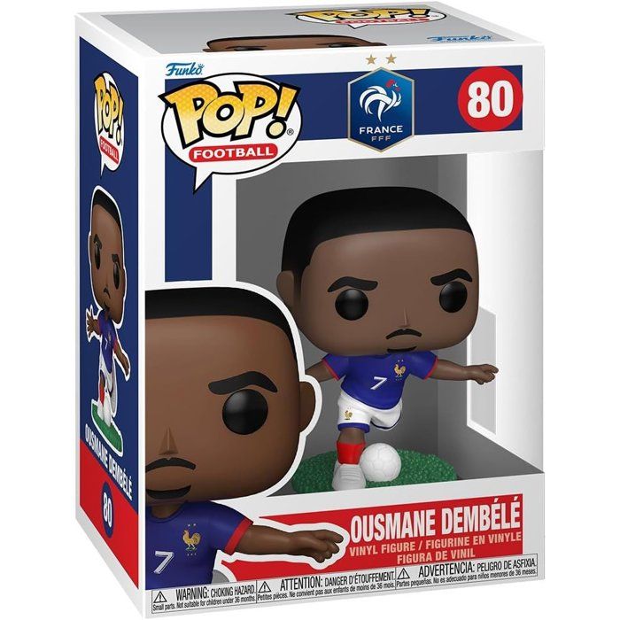 Figurine Funko Pop! - Football France - Ousmane Dembélé - Vinyle Officielle