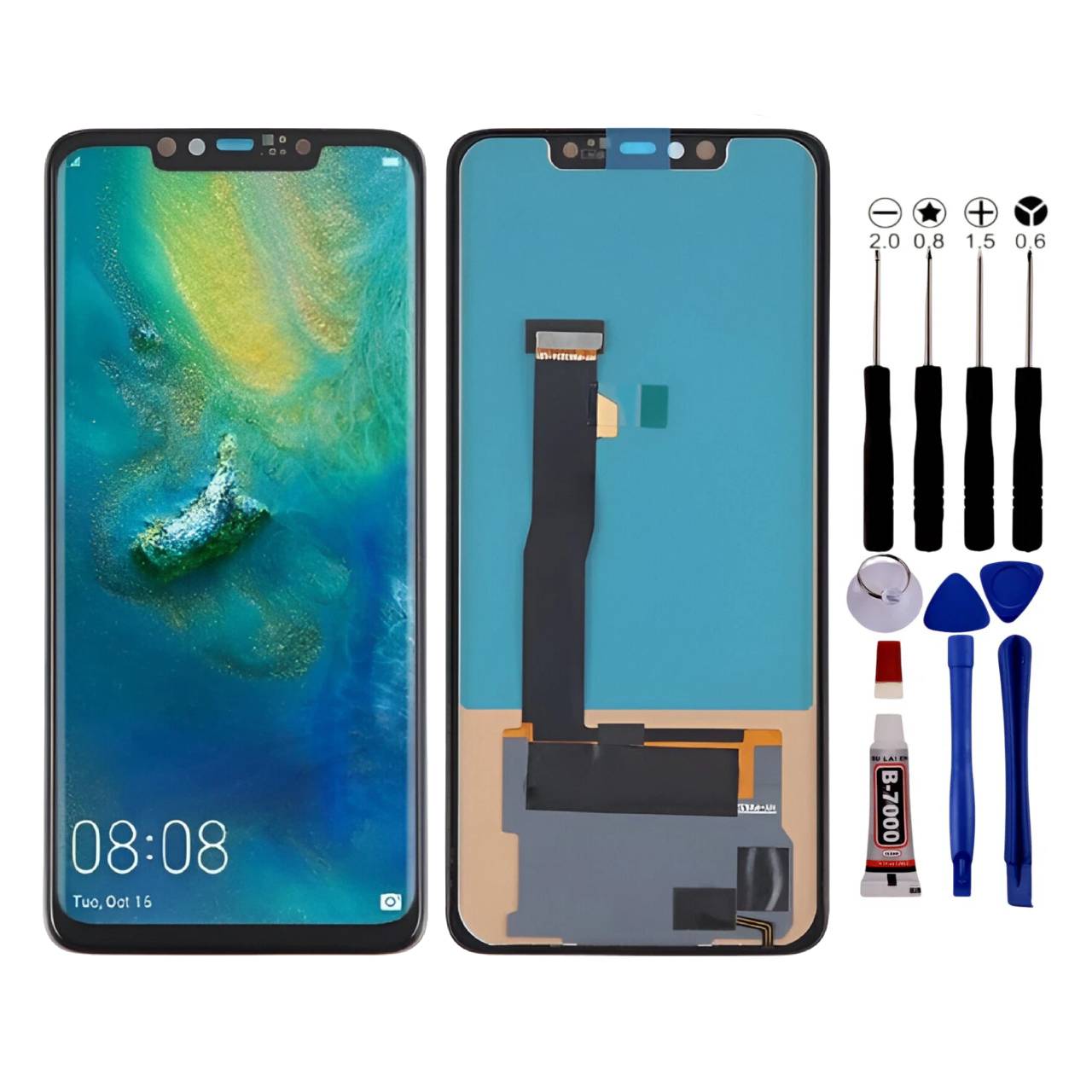 ECRAN POUR HUAWEI MATE 20 PRO LCD INCELL NOIR +VITRE TACTILE +OUTILS