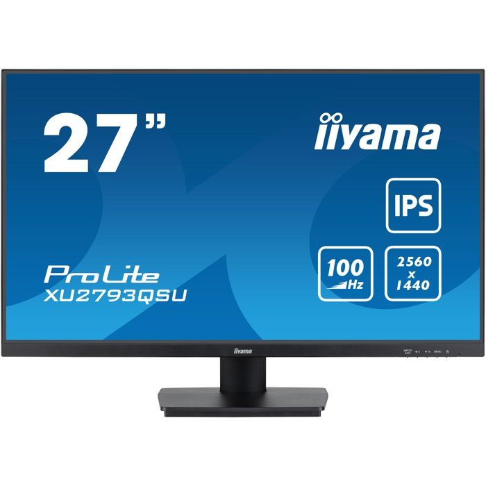 Ecran PC - IIYAMA - 27 - QHD - 100Hz - Dalle IPS - 1ms - Prolite XU2793QSU-B7