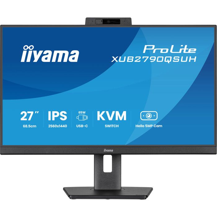 Ecran PC - IIYAMA - 27 - QHD - Dalle IPS - 100Hz - 0,4ms - Pied ajustable en hauteur - Prolite XUB2790QSUH-B2