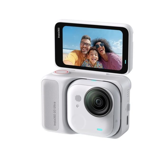 Caméra sport - INSTA360 - Go Ultra - Kit standrad - 4K - Blanc