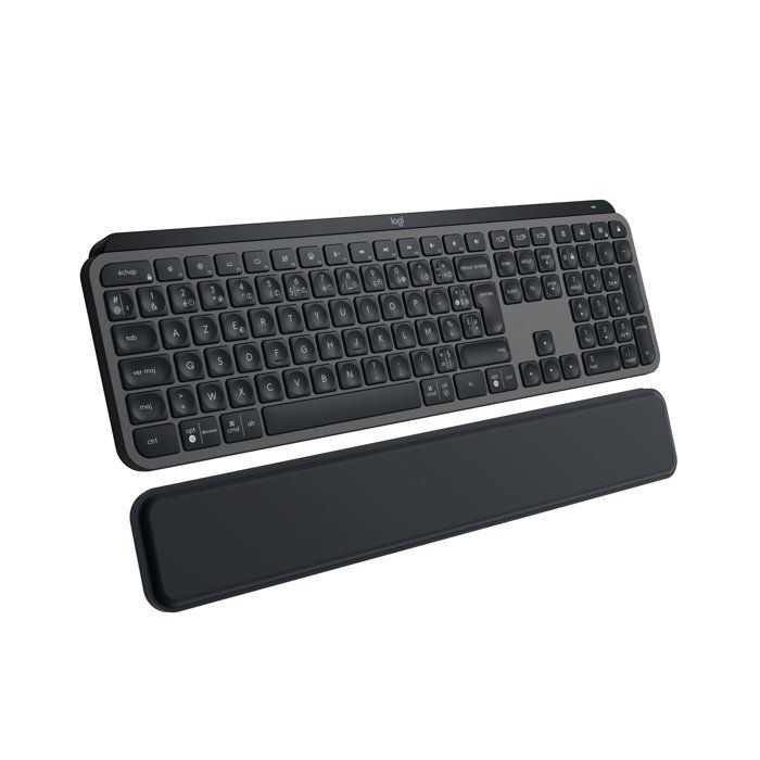 Clavier - Sans fil - Logitech - MX Keys S Plus- AZERTY - Repose poignet - Noir