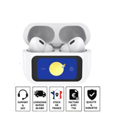 JELLICO - Écouteurs Sans Fil Bluetooth AirBlue Pro 3 – Écran LED & Commandes Tactiles Pods | Blanc