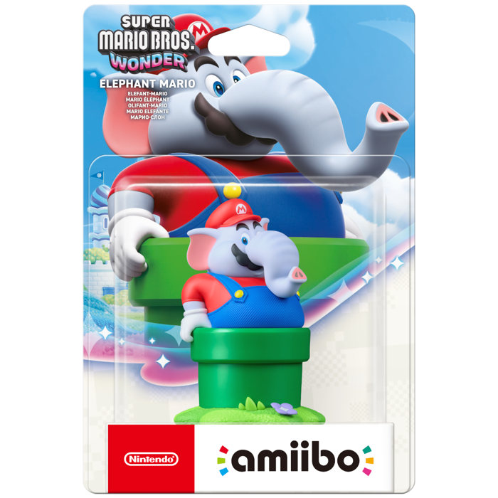 Figurine Amiibo - Mario Éléphant - Collection Super Mario