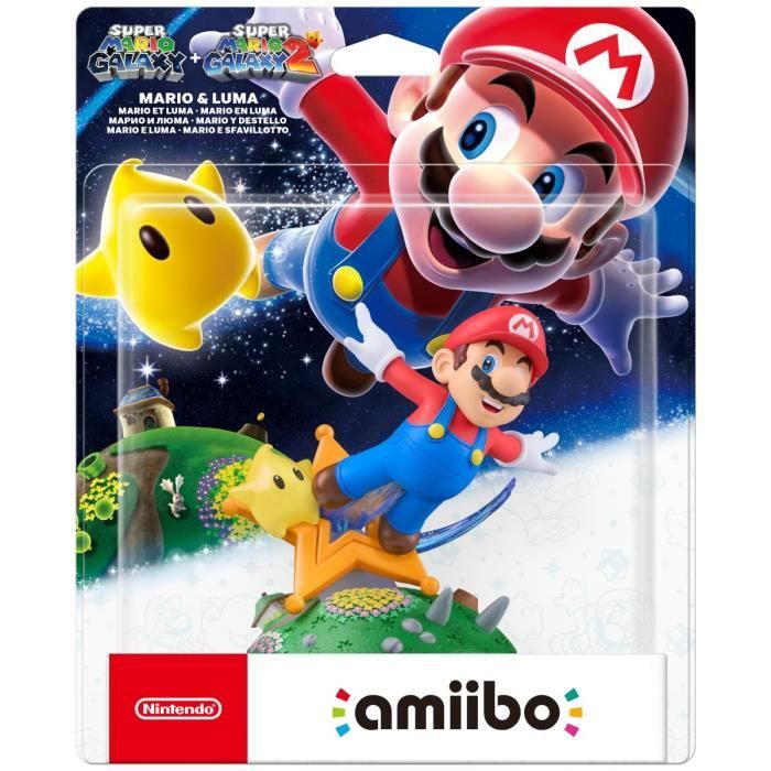 Figurine Amiibo - Mario & Luma - Collection Super Mario
