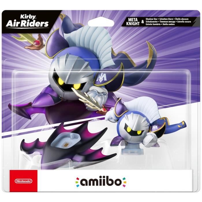 Figurine Amiibo - Meta Knight & Étoile Obscure - Collection Kirby