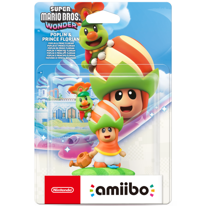 Figurine Amiibo - Poplin & Prince Florian - Collection Super Mario
