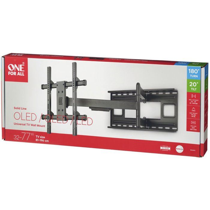Support TV - Solid Distance murale extreme - Orientable 180° - 32-77'' - VESA 400 max