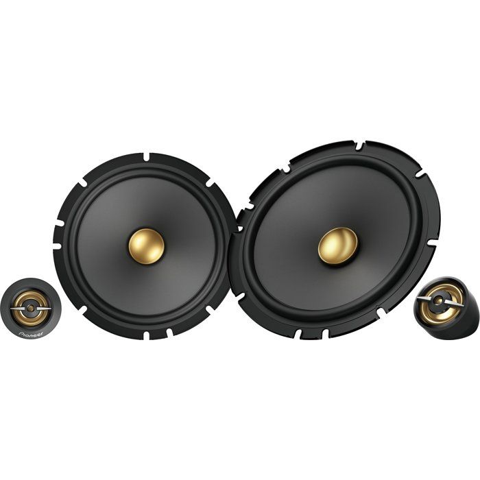 Haut-parleurs voiture coaxiaux 2 voies séparées - PIONEER - TS-A1601C - 16,5 cm - Etrier dfe fixation - 350 W max