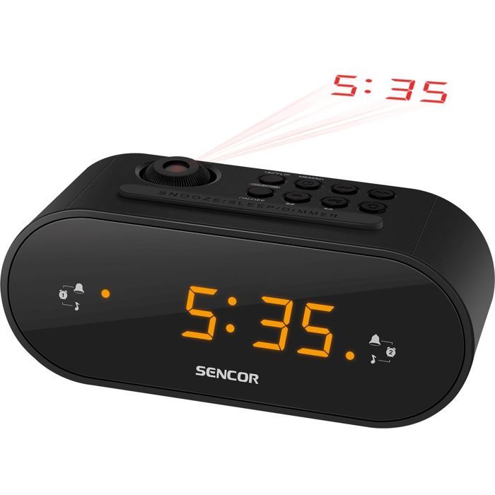 Radio réveil a projection - Sencor - SRC 3100 B