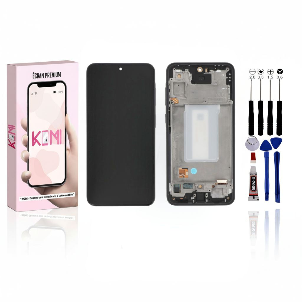 Écran Galaxy A36 5G LCD avec châssis
