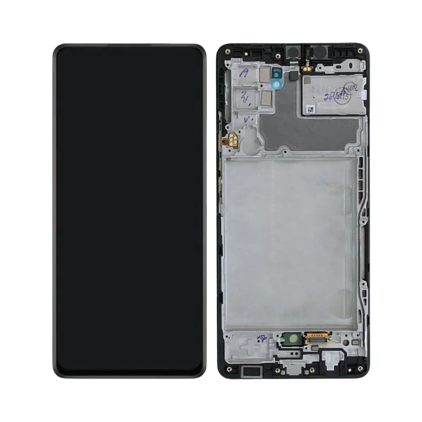 Écran Samsung Galaxy A42 5G LCD Noir avec châssis