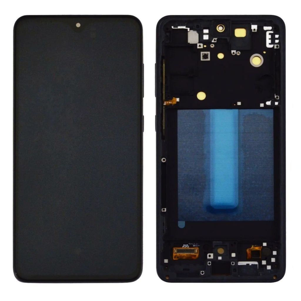 Ecran Pour Samsung S21 FE SM-G990B G990U OLED +Chassis +EMPREINTE Noir