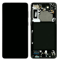 Ecran Pour Samsung S21 PLUS G996B G996F 5G OLED +Chassis +EMPREINTE