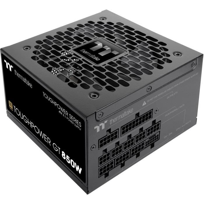 THERMALTAKE - Toughpower GT - Alimentation PC - 850 W - 80+ Gold - ATX3.1 - Full modulaire - PCI-E 5.1 12VHPWR