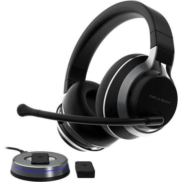 Casque gaming sans-fil a rŽduction de bruit active Turtle Beach Stealth Pro PS Noir