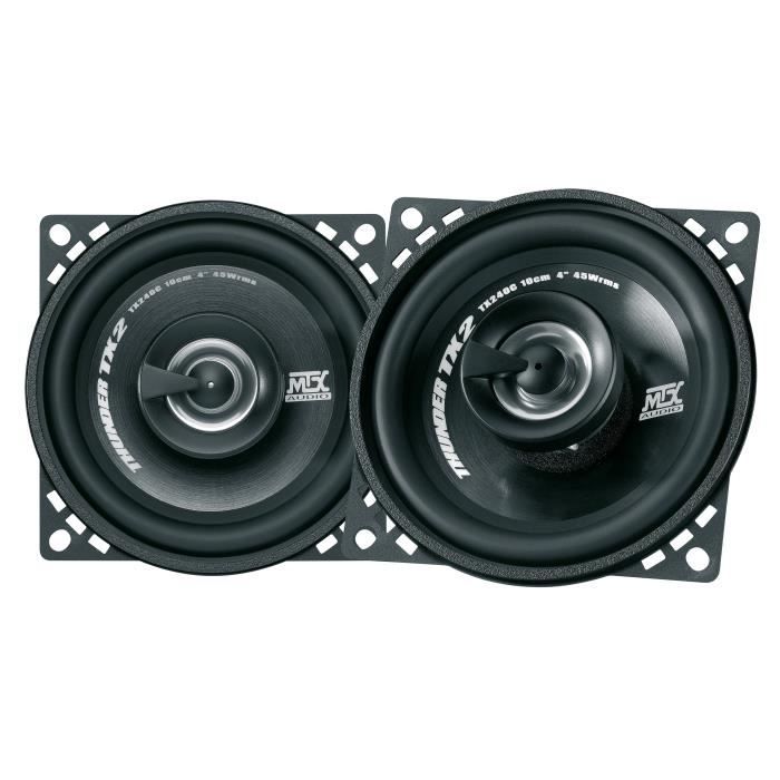 Haut-parleurs coaxiaux - MTX AUDIO - TX240C - 10cm 4O 45W RMS 310W Peak avec aluminium bobine ¯25mm et tweeter mylar ¯13mm