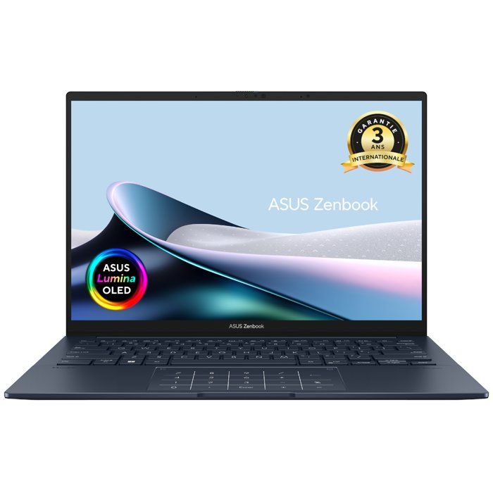 PC Portable ASUS ZenBook 14 OLED UX3405 : Sans Windows - 14.0 WUXGA - Intel Core Ultra 5 255H - RAM 16Go - 512Go SSD