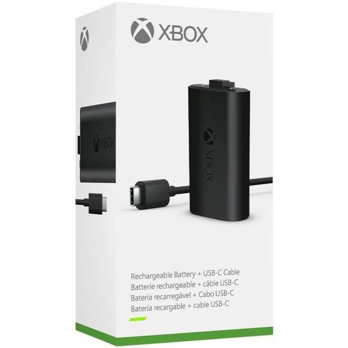 Kit Play & Charge Xbox nouvelle gŽnŽration - Compatible manettes Xbox Series