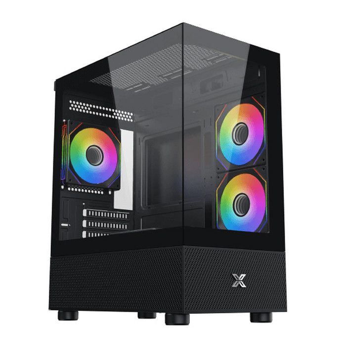 Bo”tier PC - XIGMATEK - Alphard M - Mini tour - M-ATX - Verre trempŽ - ARGB - Noir