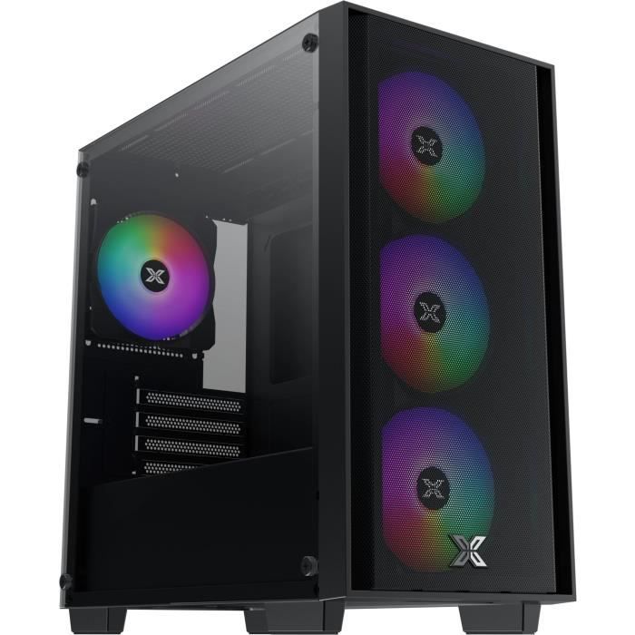 Bo”tier PC - XIGMATEK - NYX Air II (Noir) - Mini tour - Format Micro-ATX - Sans alimentation