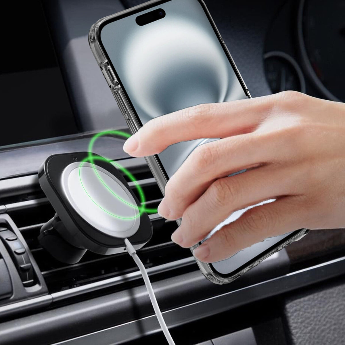 Coque Ko-MAG transparente iPhone 16