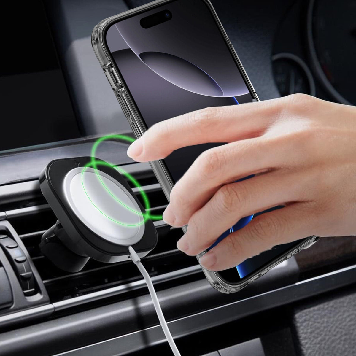 Coque Ko-MAG transparente iPhone 16 Pro