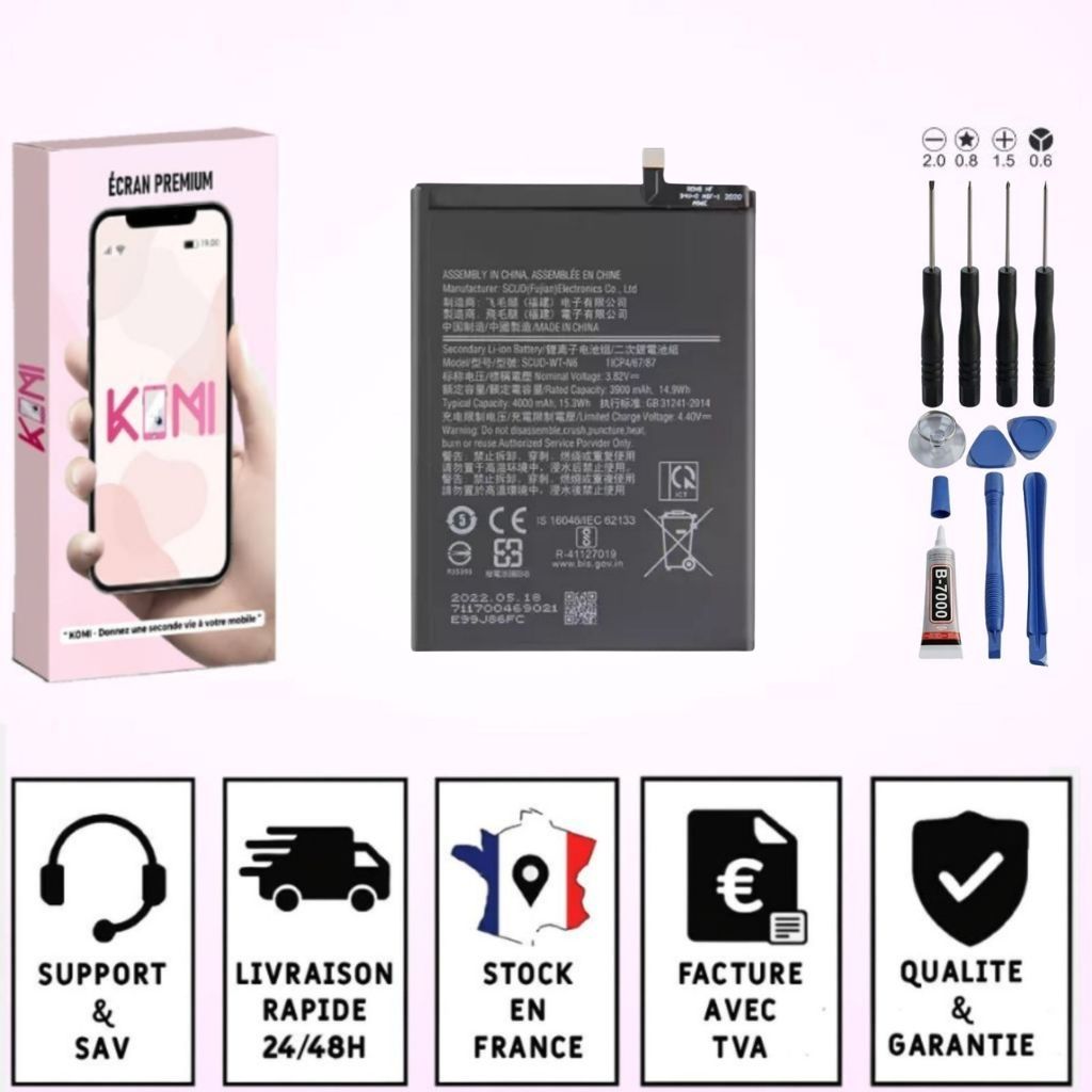 Batterie Samsung Galaxy A10s/A20s/A21s avec badges garantie