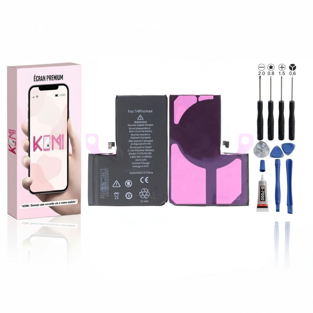Batterie iPhone 14 Pro Max avec kit outils