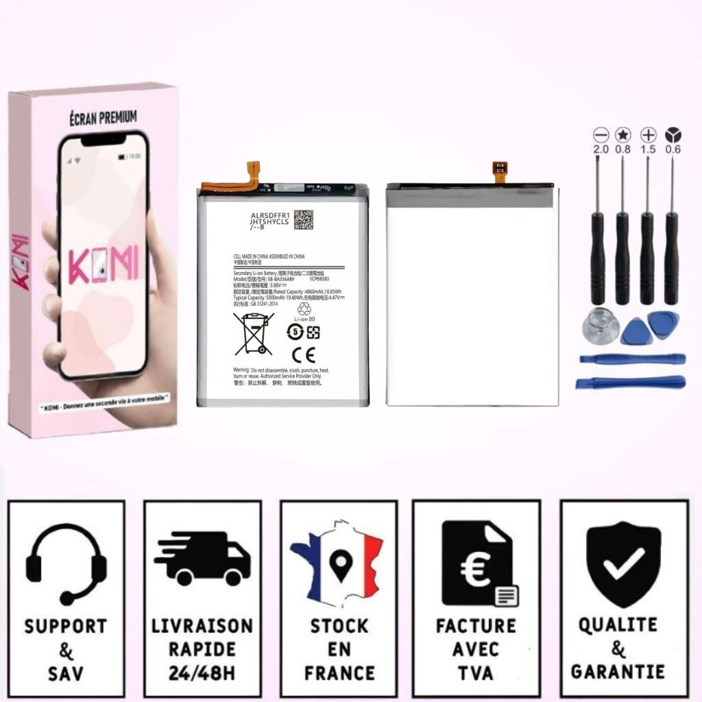 Batterie Samsung Galaxy A33/A53 avec colle